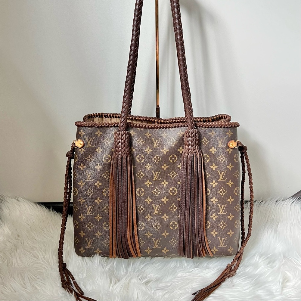 Custom LOUIS VUITTON Neverfull GM Monogram LV by Vintage Bobo Bags Large Voyager